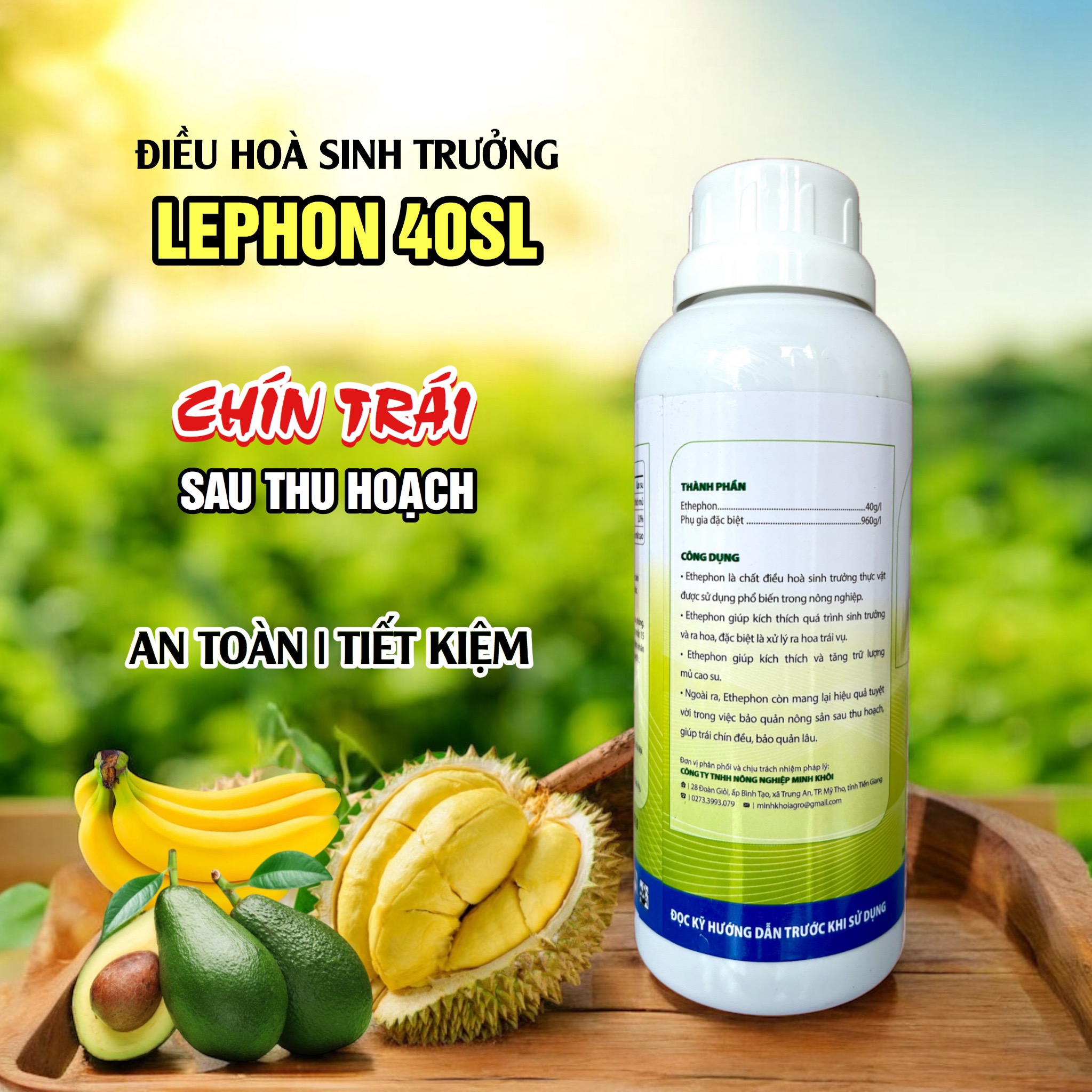 Thuốc điều hòa sinh trưởng LEPHON 40SL - Chai 500ml